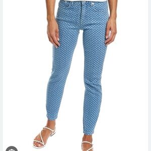 Vineyard Vines Jamie High Rise Skinny Jeans Coastal Nantucket Preppy Print 31